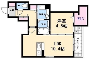 Eden庚午中の物件間取画像